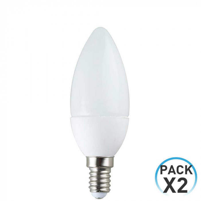 BOMBILLA LED VELA C37 E14 6W (40W) 470LM 4000K 10000H Primer Low Cost BL.2
