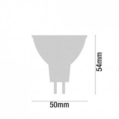 BOMBILLA LED SPOTLIGHT MR16 12V GU5.3 8W (60W) 700LM 3000K 25000H 7hSevenOn BL.2
