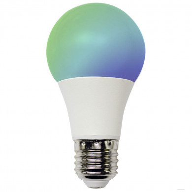 BOMBILLA LED ESTANDAR A60 RGB E27 CON MANDO 9W (60W) 806LM 25000H 7hSevenOn BL.1

