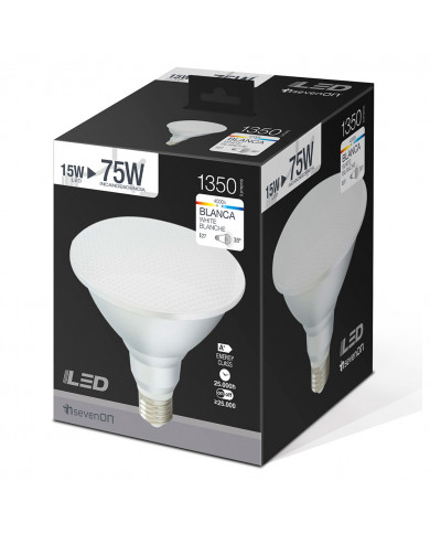 BOMBILLA LED PAR38 E27 15W (75W) 1350LM 4000K 25000H 7hSevenOn CJ.1
