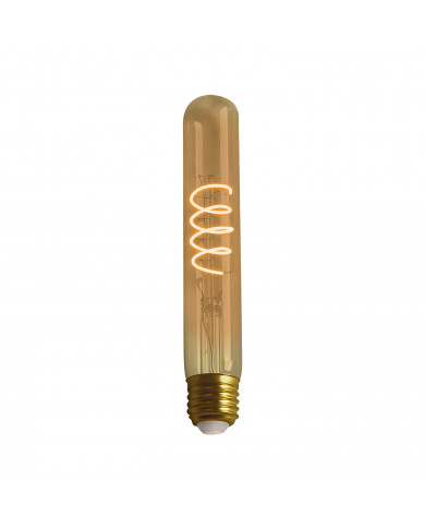 BOMBILLA LED DECORATIVA TUBULAR T30 FILAMENTO REGULABLE TRANSPARENTE E27 4W 200LM 2100K 15000H 7hSevenOn Vintage CJ.1
