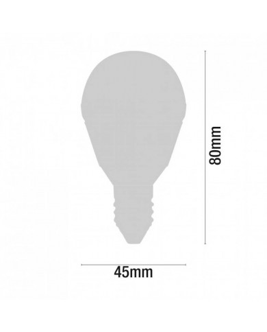 BOMBILLA LED ESFERICA G45 E14 7,4W (60W) 806LM 4000K 25000H Eilen BL.1

