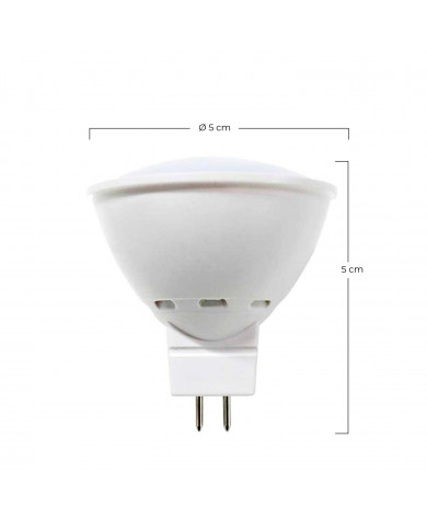 BOMBILLA LED SPOTLIGHT 12V GU5.3 8W (60W) 700LM 3000K 25000H 7hSevenOn Premium CJ.2