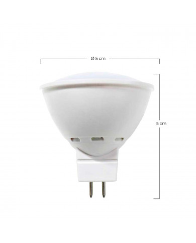 BOMBILLA LED SPOTLIGHT 12V GU5.3 6W (50W) 540LM 3000K 25000H 7hSevenOn Premium CJ.2