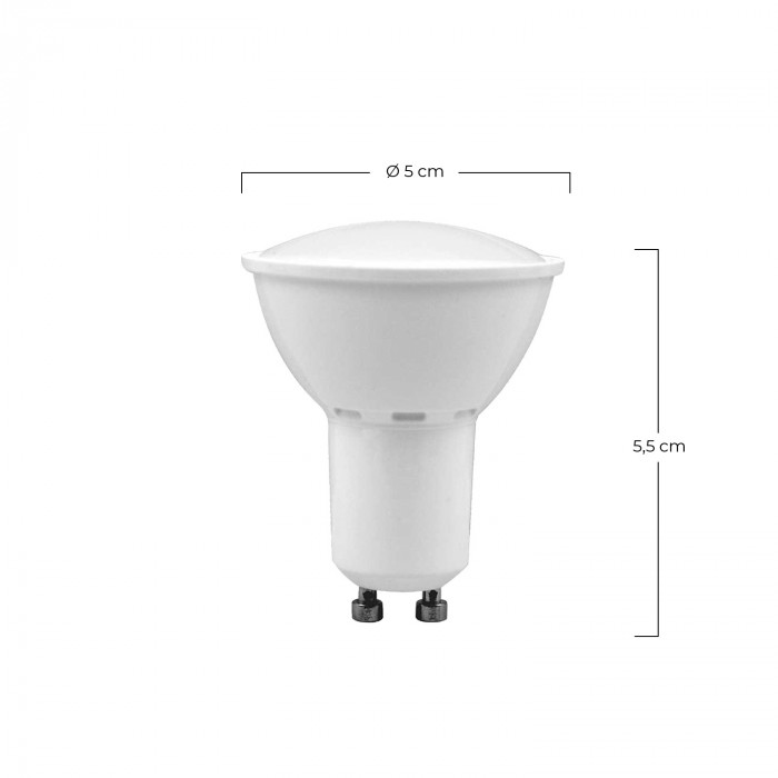 BOMBILLA LED SPOTLIGHT GU10 6W (50W) 540LM 4000K 25000H 7hSevenOn Premium CJ.2
