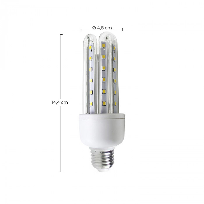 BOMBILLA LED 4U E27 11W (75W) 1055LM 4000K 25000H 7hSevenOn Premium CJ.1