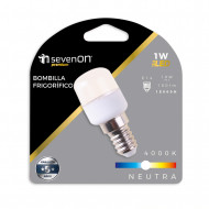 BOMBILLA LED FRIGORIFICO E14 1W (10W) 100LM 4000K 15000H 7hSevenOn  Premium BL.1