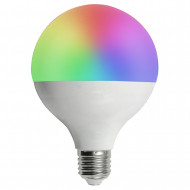 BOMBILLA LED GLOBO G95 RGB E27 9W (60W) 806LM 25000H CON MANDO 7hSevenOn  Premium BL.1