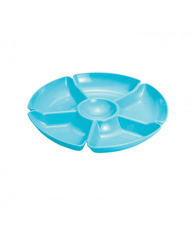 BOL PARA SNACK 5 HUECOS COLORES SURTIDOS (28x3,5cm)