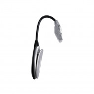 LUZ DE LECTURA 1 LED 6000K NEGRO/GRIS 2 PILAS CR2016 INCL. 7hSevenOn Elec PACK.1