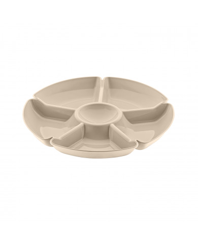 BOL PARA SNACK 5 HUECOS COLORES SURTIDOS (28x3,5cm)