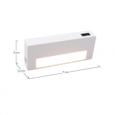 LUZ DE ARMARIO LED CON SENSOR DE PROXIMIDAD 67X28mm, 0,6W, 30ml, 4000K 7hSevenOn Premium CJ.1