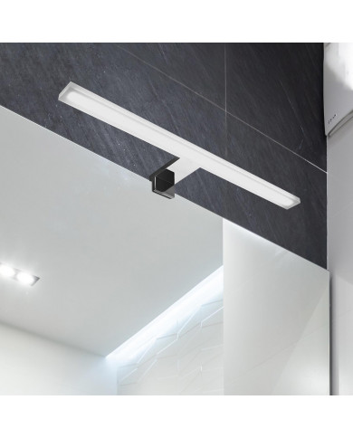 APLIQUE LED BAÑO ALUMINIO 7,2W 490LM 4200K 20000H 300MM RAIN 7hSevenOn BL.1
