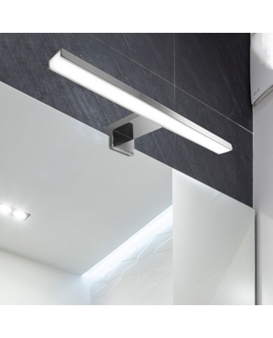 APLIQUE LED BAÑO ALUMINIO 7,2W 490LM 4200K 20000H 300MM SPA 7hSevenOn BL.1
