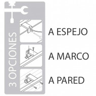 APLIQUE LED BAÑO ALUMINIO 12W 830LM 4200K 20000H 600MM SPA 7hSevenOn BL.1