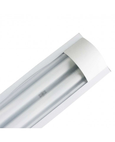 REGLETA FLUORESCENTE BLANCO T8 G13 2x36W 2x2100LM 4000K 8000H 2 TUBOS INCLUIDOS 7hSevenOn RT.1
