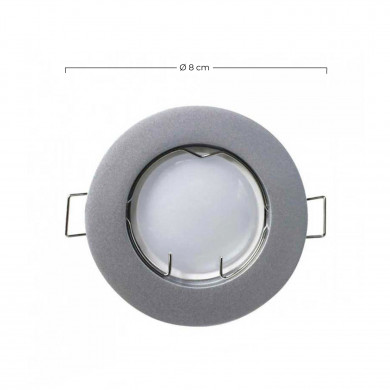 PACK 3 FOCOS LED EMPO.FIJOS RED.ALU MATE 7W 525lm GU10 120º 4000K 15000H 7hSevenOn PACK 3 FOCOS LED EMPO.FIJOS RED.ALU MATE 7W 525lm GU10 120º 4000K 15000H 7hSevenOn