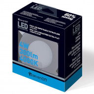 FOCO LED EMPO.EXTRAPL.RED.ALU.MATE SMD 4W300lm DIAM85 120º4000K 25000H 7hSevenOn CJ.1