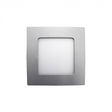 DOWNLIGHT EXTRAPLANO LED CUADRADO 8W 600lm ALUMINIO MATE 120mm 7hSevenOn CJ.1 DOWNLIGHT EXTRAPLANO LED CUADRADO 8W 600lm ALUMINIO MATE 120mm 7hSevenOn CJ.1