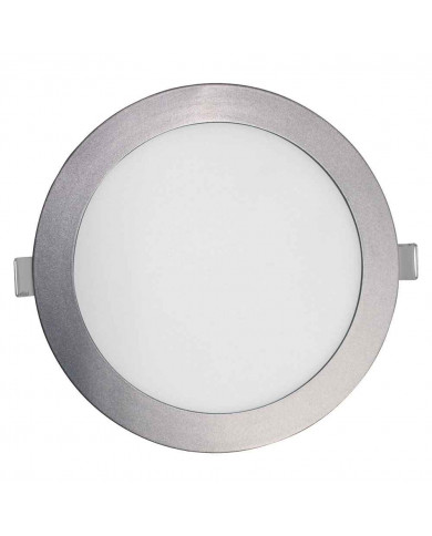 DOWNLIGHT EXTRAPLANO LED REDONDO 15W 1100lm ALUMINIO MATE 225mm 7hSevenOn CJ.1