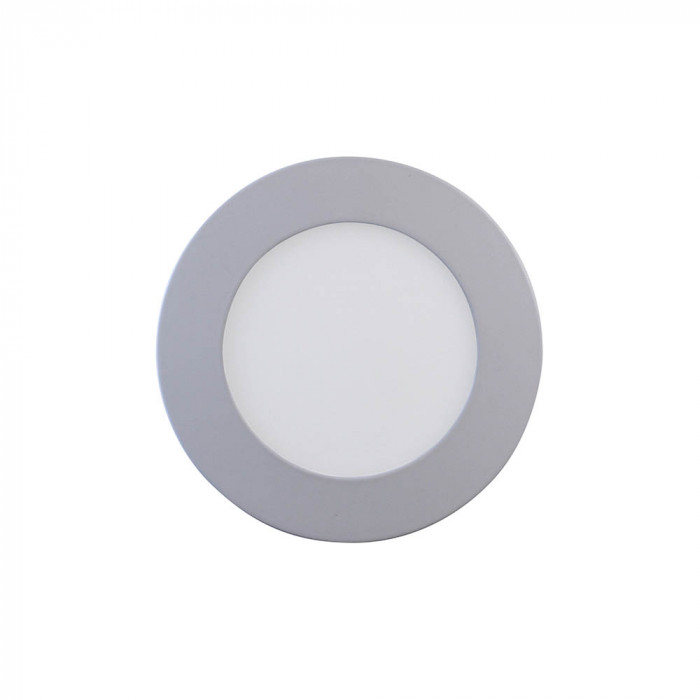 PLAFON SUP LED SMD REDON ALU.MAT 8W 600lm 120mm 120º 4000K 25000h 7hSevenOn Deco CJ.1