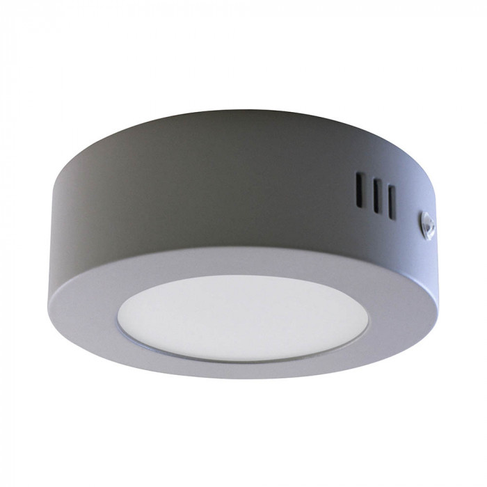 PLAFON SUP LED SMD REDON ALU.MAT 8W 600lm 120mm 120º 4000K 25000h 7hSevenOn Deco CJ.1