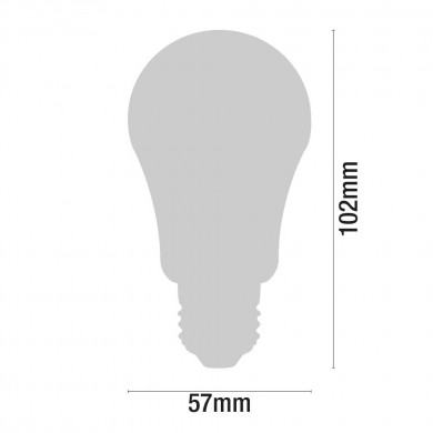 LED DIMABLE CAMBIO TªCOLOR Y LÚMENES C/MANDO PLAST.6W 470lm E27 15000H 7hSevenOn BL.1 LED DIMABLE CAMBIO TªCOLOR Y LÚMENES C/MANDO PLAST.6W 470lm E27 15000H 7hSevenOn BL.1