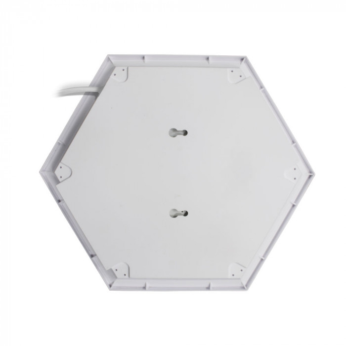 PANEL LED ENLAZABLE HEXAGONAL BLANCO 10W 800LM 4000K 25000H 320x370MM 7hSevenOn CJ.1