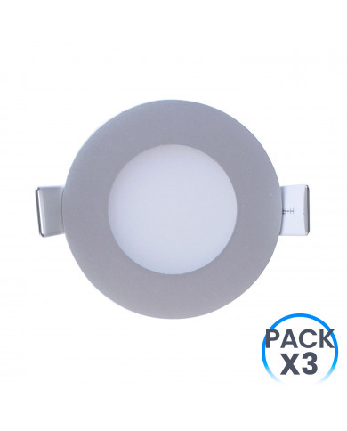 FOCO LED EMPO.EXTRAPL.RED.ALU.MATE 4W 300lmDIAM85 120º 4000K 25000H 7hSevenOn BL.3