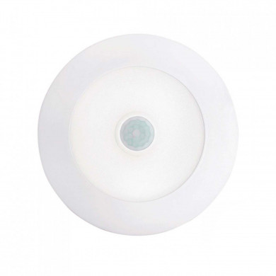 DOWNLIGHT LED EXTRAPLANO REDONDO BLANCO 8W 600LM 4000K 25000H D120MM CON SENSOR MOVIMIENTO 7hSevenOn BL.1

