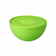 BOL REDONDO CON TAPA HERMATICA COLORES SURTIDOS (24,5x12cm) 4L