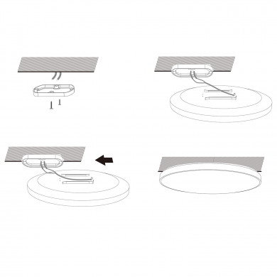 PLAFÓN SUPERF LED BLANCO 18W 4000K 1300LM D250mm 7hSevenOn Premium CJ.1