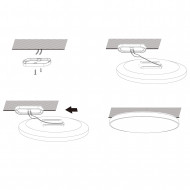 PLAFÓN SUPERF LED BLANCO 18W 4000K 1300LM D250mm 7hSevenOn Premium CJ.1