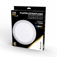 PANEL EXTRAPL. LED SMD REDONDO BLANCO 12W 4000K 900lm 120º 170*20mm 40000H 7hSevenOn Premium CJ.1