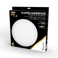 PLAFÓN SUPERF. LED SMD REDONDO BLANCO 18W 4000K 1440lm 120º 225*32mm 40000H 7hSevenOn Premium CJ.1