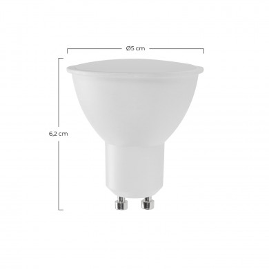 BOMBILLA LED SPOTLIGHT MR16 GU10 6W (50W) 540LM 6000K 15000H Raydan Home BL.1
