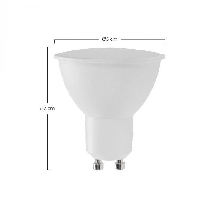 BOMBILLA LED SPOTLIGHT MR16 GU10 6W (50W) 540LM 6000K 15000H Raydan Home BL.1
