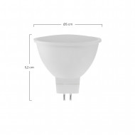 BOMBILLA LED SPOTLIGHT MR16 12V GU5.3 6W (50W) 540LM 6000K 15000H Raydan Home BL.1
