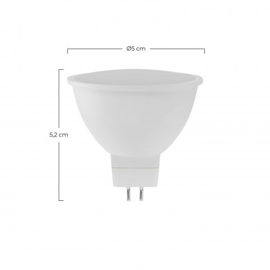 BOMBILLA LED SPOTLIGHT MR16 12V GU5.3 8W (60W) 700LM 6000K 15000H Raydan Home BL.1
