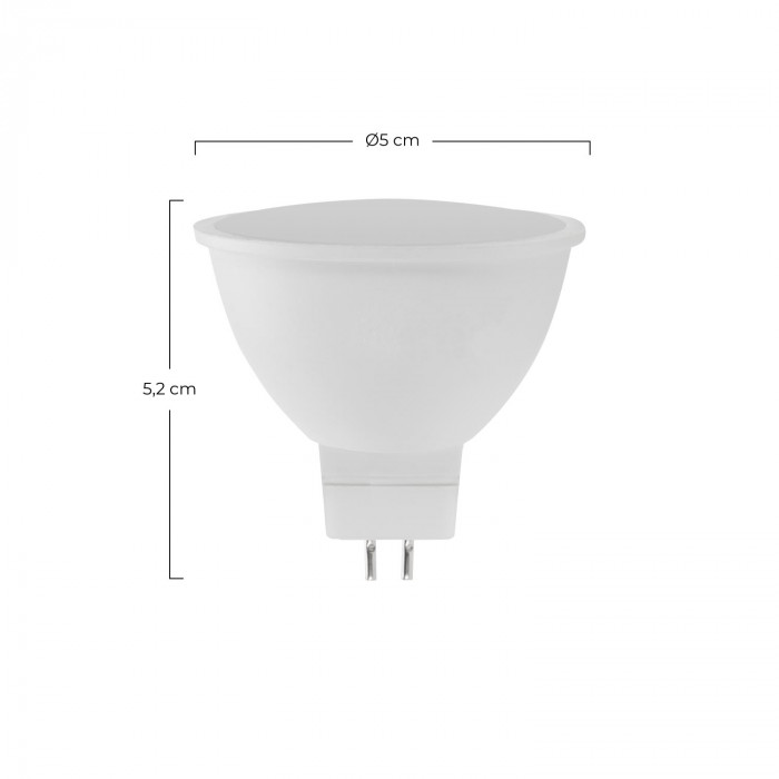 BOMBILLA LED SPOTLIGHT MR16 12V GU5.3 8W (60W) 700LM 6000K 15000H Raydan Home BL.1
