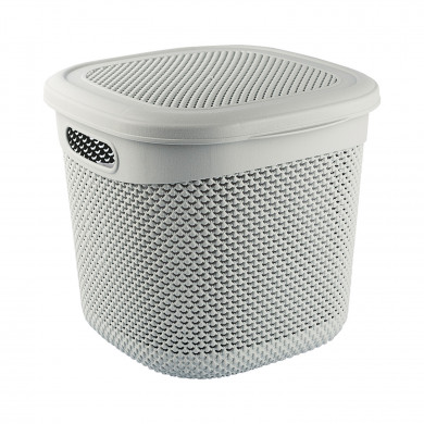 CESTA DISEÑO GOTAS GRANDE COLORES SURTIDOS (32x30,5x28cm) 15L