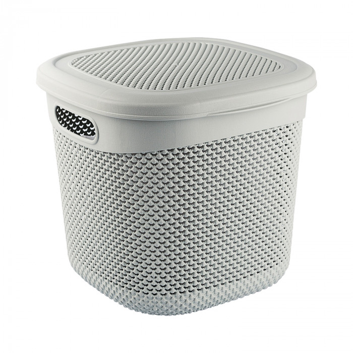 CESTA DISEÑO GOTAS GRANDE COLORES SURTIDOS (32x30,5x28cm) 15L