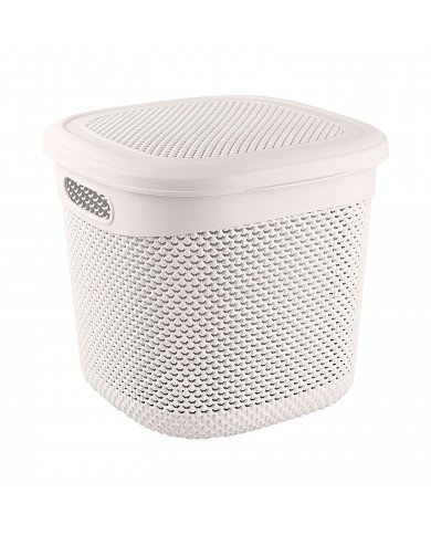 CESTA DISEÑO GOTAS GRANDE COLORES SURTIDOS (32x30,5x28cm) 15L