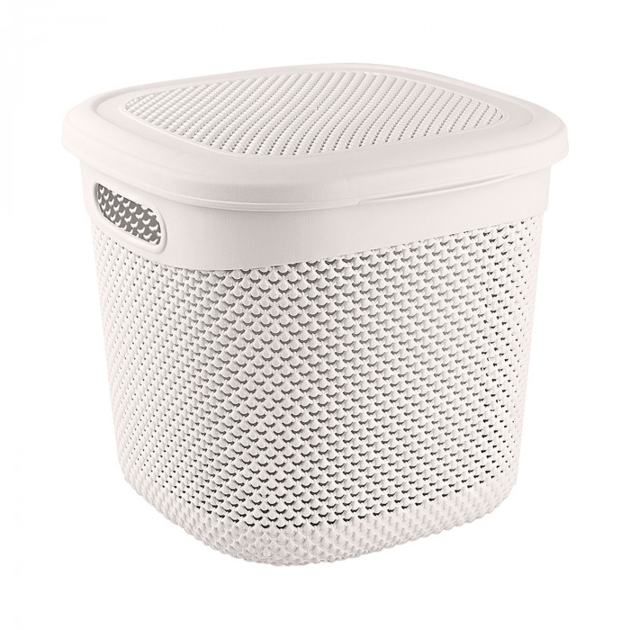 CESTA DISEÑO GOTAS GRANDE COLORES SURTIDOS (32x30,5x28cm) 15L