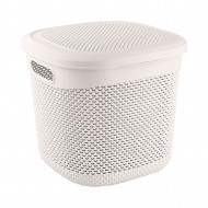 CESTA DISEÑO GOTAS GRANDE COLORES SURTIDOS (32x30,5x28cm) 15L