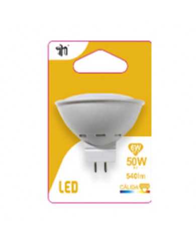 BOMBILLA LED SPOTLIGHT MR16 12V GU5.3 6W (50W) 540LM 3000K 15000H BL.1