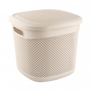 CESTA DISEÑO GOTAS GRANDE COLORES SURTIDOS (32x30,5x28cm) 15L