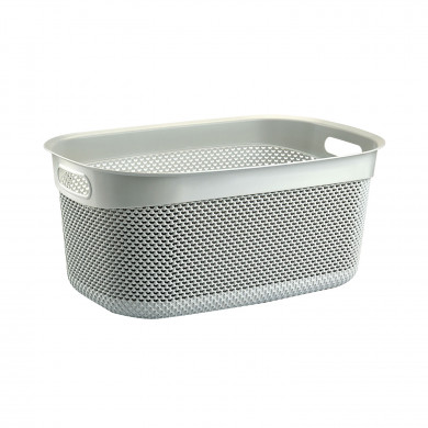 CESTA DISEÑO GOTAS RECTANGULAR COLORES SURTIDOS (50,5x32x23cm) 27L