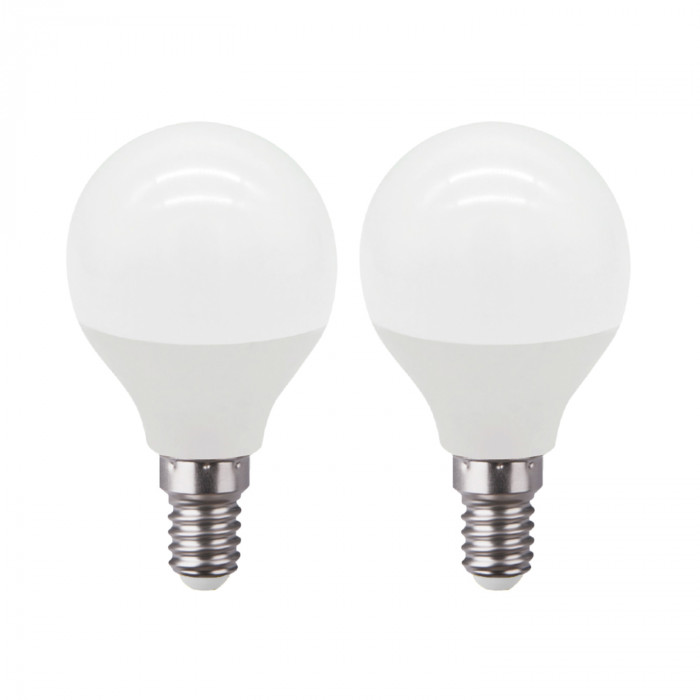LED SMD ESFERICA PLAST 7,4W (60W) 806LM E14 180º 3000K 15.000H RAYDAN HOME CJ.2