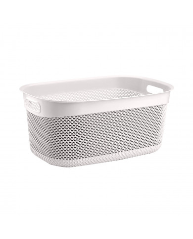 CESTA DISEÑO GOTAS RECTANGULAR COLORES SURTIDOS (50,5x32x23cm) 27L